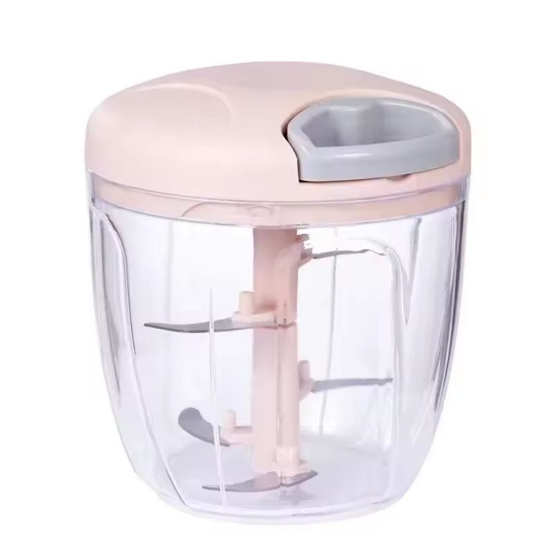 Compact PullCord Kitchen Chopper  Multifunctional Garlic  Vegetable Grinder 11