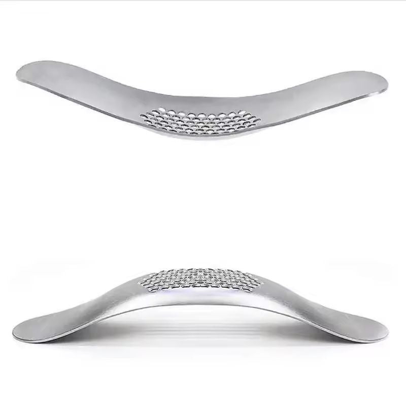 HeavyDuty Stainless Steel Garlic Press  Crusher  Ergonomic Manual Garlic Mincer 4