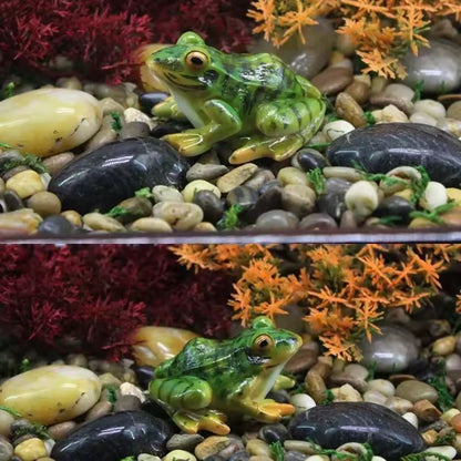 Charming Frog Resin Garden Ornament  Mini Landscape  Bonsai Decoration 1