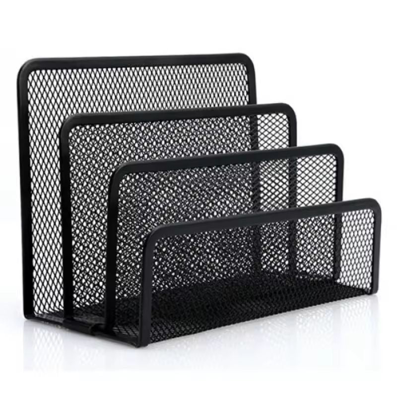SmartDesk Multi-Slot Document & Mail Organizer - Vertical File Holder for Office & Home