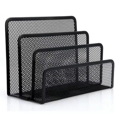 SmartDesk Multi-Slot Document & Mail Organizer - Vertical File Holder for Office & Home