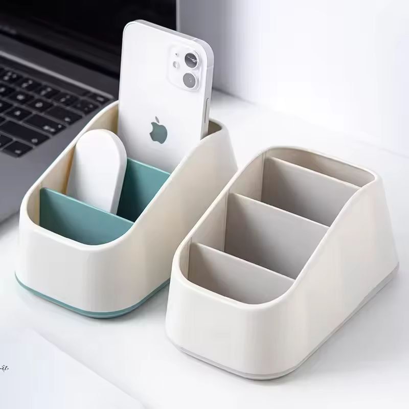 SmartSort Desktop Organizer Box  Multipurpose Storage Basket For Remote Keys  Cosmetics 2