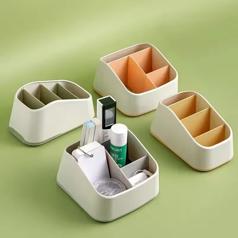SmartSort Desktop Organizer Box  Multipurpose Storage Basket For Remote Keys  Cosmetics 3