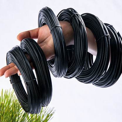 Anodized Aluminum Bonsai Training Wire Total Black Wire for Plant Shapes