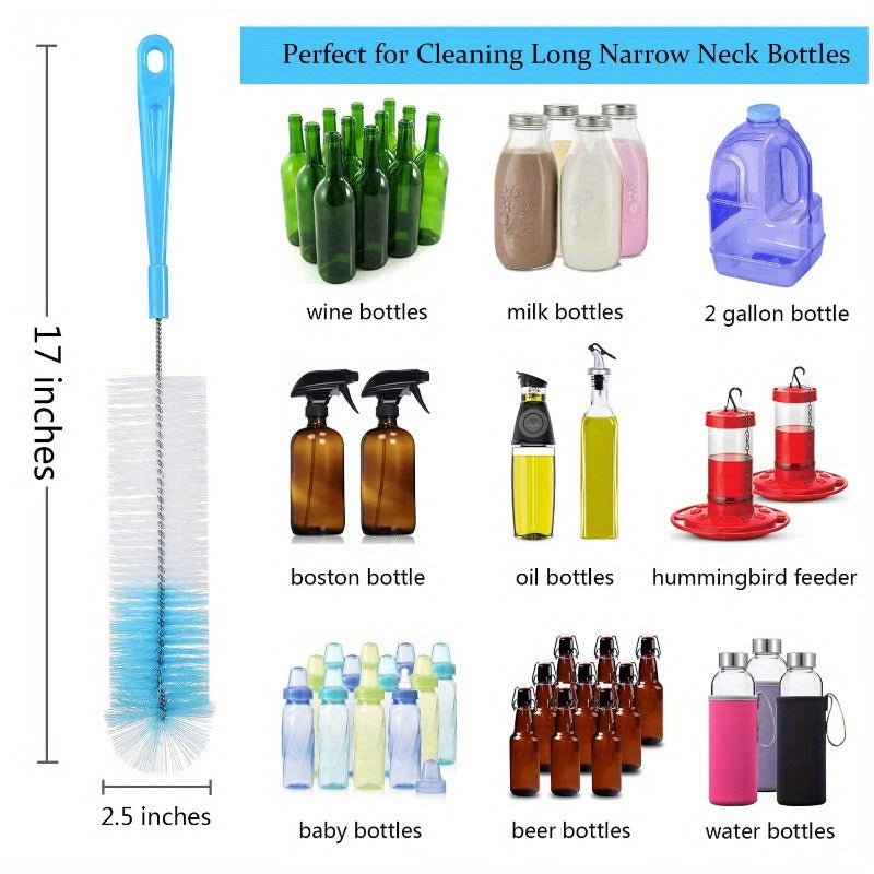 Set Of Bottle Cleaning Brushes LongHandled Cleaner For Beer Bottles Sports Bottles Thermoses And Ke 2