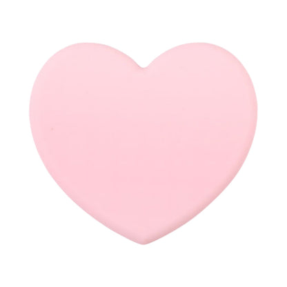 Thicker Drink Cup Coasters, Heat Resistant Silicone Mat, Non-slip Heart-shaped Placemat, Kitchen Table Holder