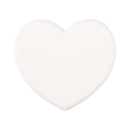 Thicker Drink Cup Coasters, Heat Resistant Silicone Mat, Non-slip Heart-shaped Placemat, Kitchen Table Holder