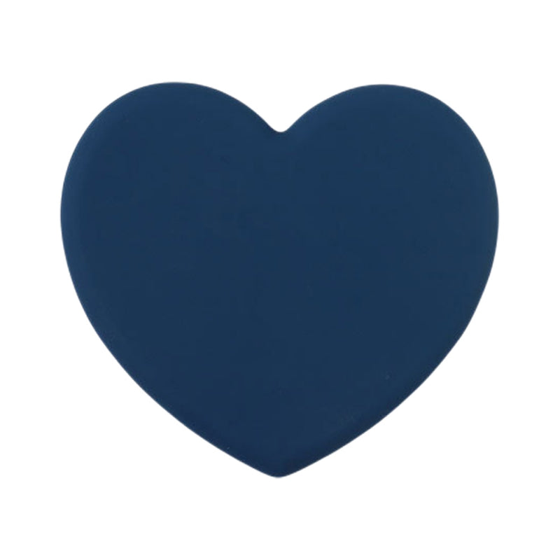 Thicker Drink Cup Coasters, Heat Resistant Silicone Mat, Non-slip Heart-shaped Placemat, Kitchen Table Holder