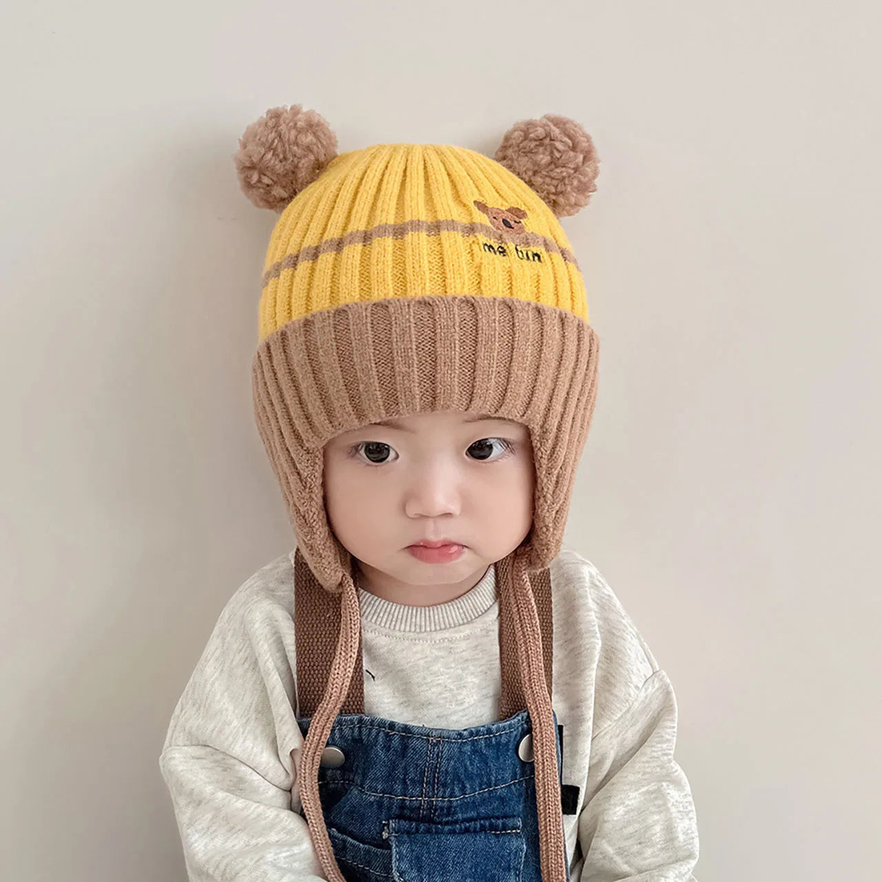 Cute Cartoon Animals Baby Hat Winter Warm Knitted Beanies For Boys And Girls AntiCold Toddler Kids  6