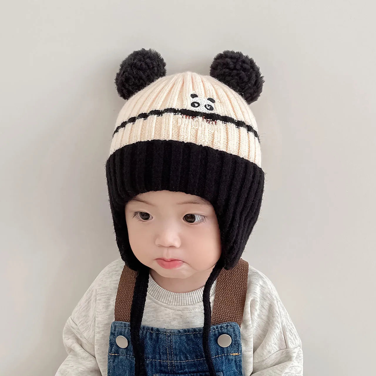 Cute Cartoon Animals Baby Hat Winter Warm Knitted Beanies For Boys And Girls AntiCold Toddler Kids  8