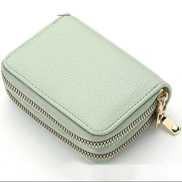 LycheePattern Fashion Purse Large Capacity Coin Purse With Zipper Women Zipper Short Style Multi Ca 11