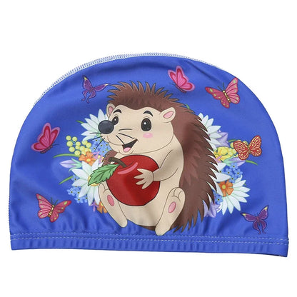 Waterproof Cute Cartoon Swimming Cap Ear Protection For Kids Boys And Girls Pool Sun Hat 11