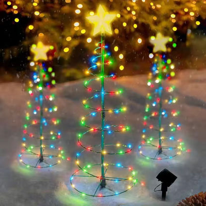 SolarGlow Outdoor Waterproof LED String Lights  SolarPowered Garden  Christmas Tree Decoration 1