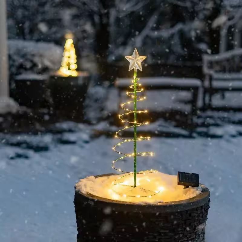 SolarGlow Outdoor Waterproof LED String Lights  SolarPowered Garden  Christmas Tree Decoration 4