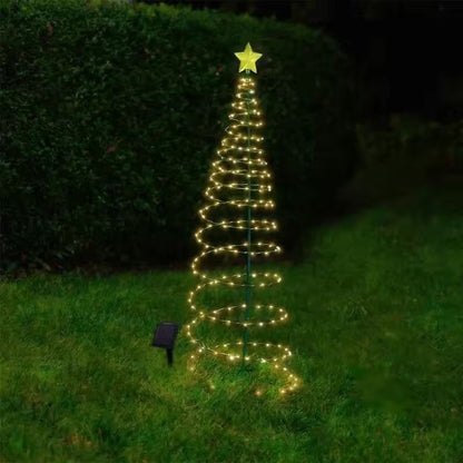 SolarGlow Outdoor Waterproof LED String Lights  SolarPowered Garden  Christmas Tree Decoration 6