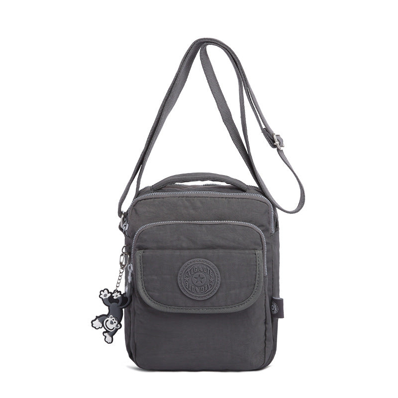 Tegaote Durable Casual Cross Body Bag Lightweight Shoulder Messenger Bag For Men Women Black Red Gr 7