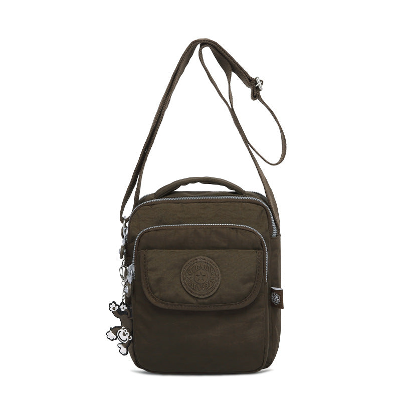 Tegaote Durable Casual Cross Body Bag Lightweight Shoulder Messenger Bag For Men Women Black Red Gr 10