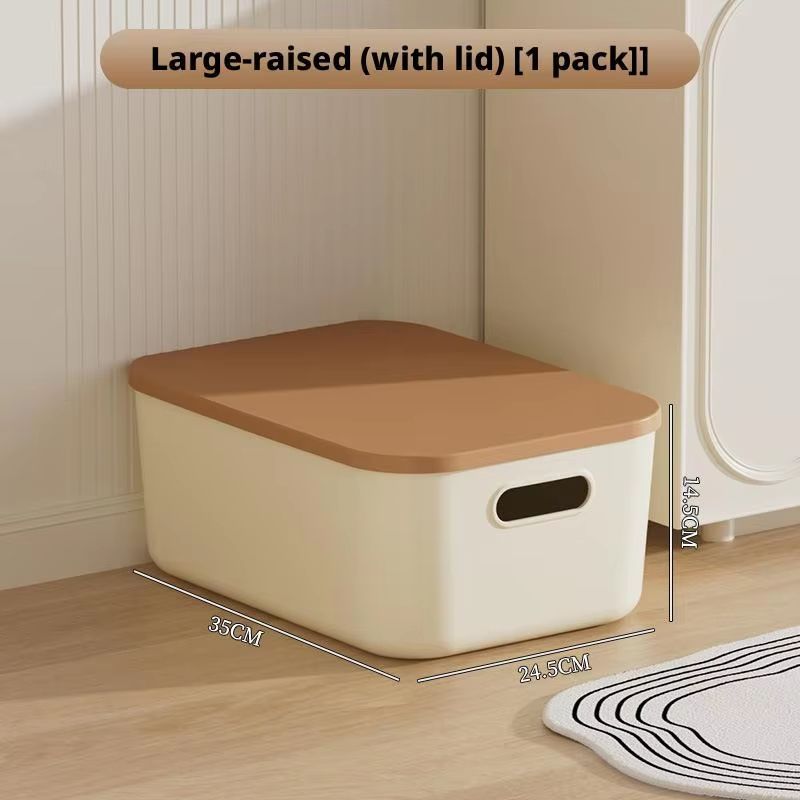 Compact Plastic Storage Box With Lid For Home Organization 10