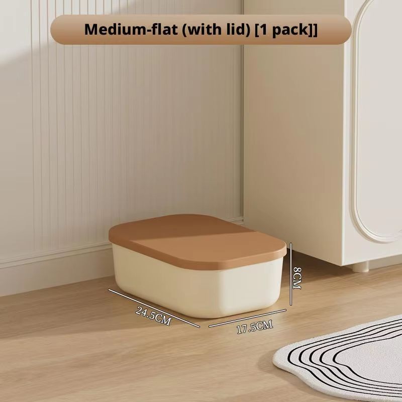 Compact Plastic Storage Box With Lid For Home Organization 7