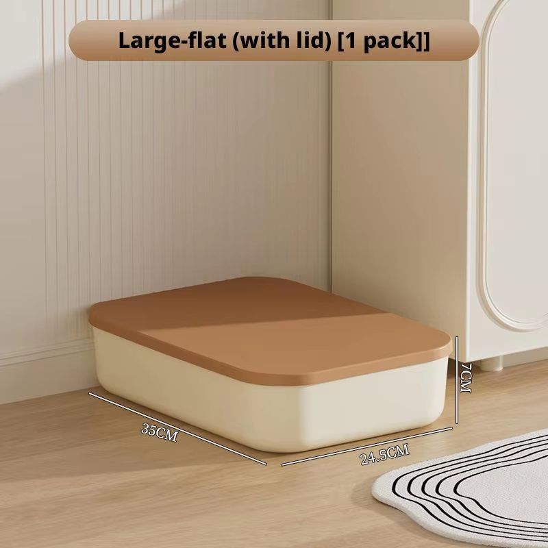 Compact Plastic Storage Box With Lid For Home Organization 8