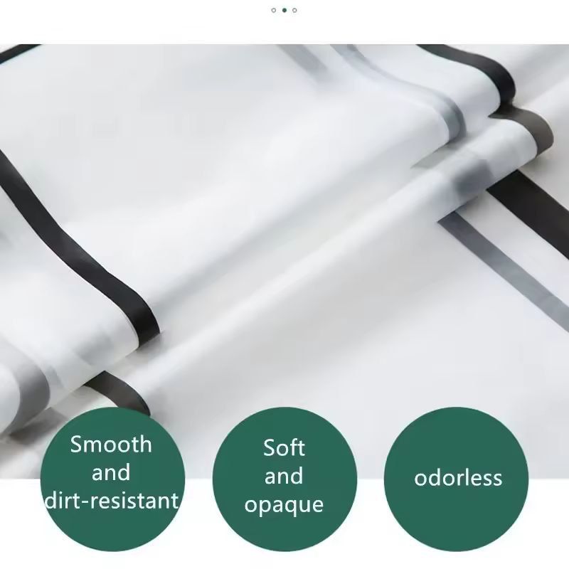 Modern Geometric Waterproof Shower Curtain  Farmhouse Style Bath Curtain 4