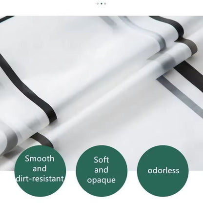 Modern Geometric Waterproof Shower Curtain  Farmhouse Style Bath Curtain 4