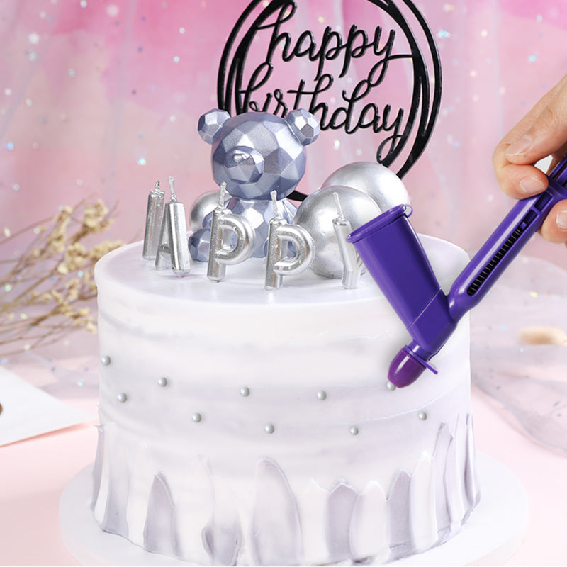 Fondant Cake Decorating Tools, DIY Plastic Pearl Applicator, Pearl Ball Applicator for Sugarcraft Decoration