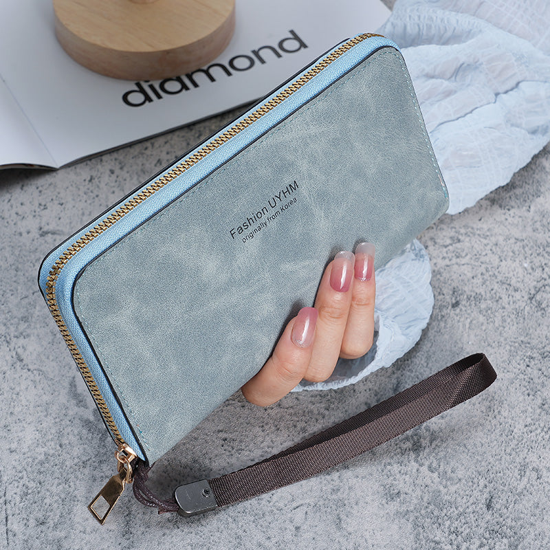 New Korean Handbag Long Wallet Coin Purse Card Bag Multifunction Card Bag Mobile Phone Bag Coin Pur 2