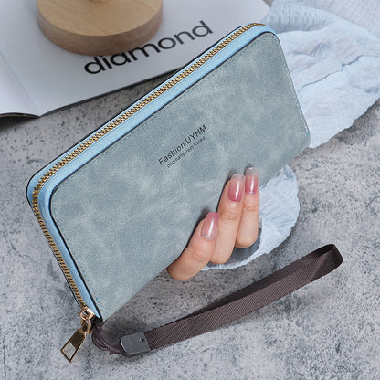 New Korean Handbag Long Wallet Coin Purse Card Bag Multifunction Card Bag Mobile Phone Bag Coin Pur 2