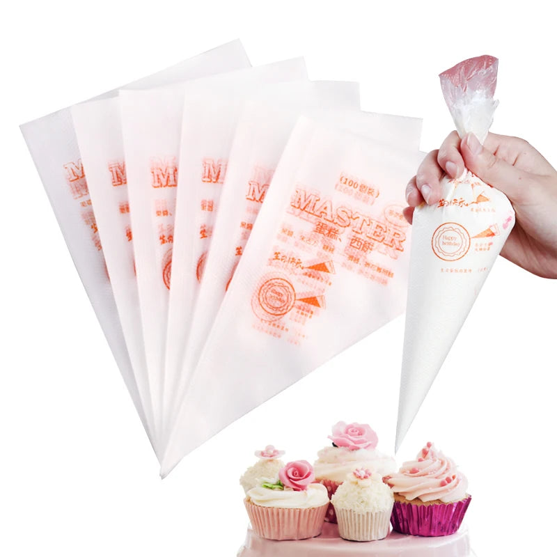 Icing Piping Cake Pastry Bags, Disposable Pastry Bag, Cupcake Decorating Bags for Cakes