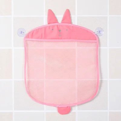 Cartoon Animal Baby Bathroom Mesh Bag Kid Basket Sand Toys Storage Organizer For Bath Toys 6