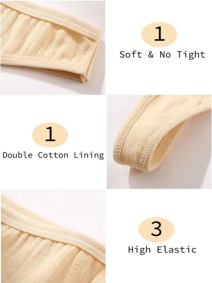 Soft Cotton Low Rise Thong Set For Women 4