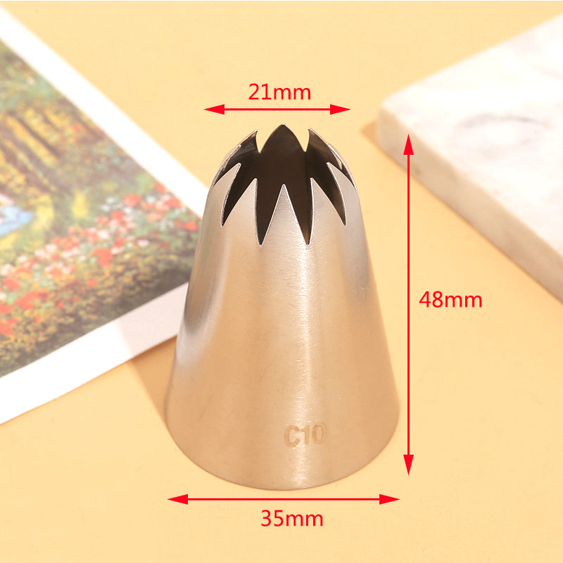 Stainless Steel Icing Tips For Cake Cream Decoration Large Size Piping Nozzle Cupcake Pastry Tools  1