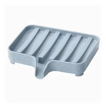 Silicone SelfDraining Soap Tray  Compact Soap  Sponge Holder For Bathroom  Kitchen 17