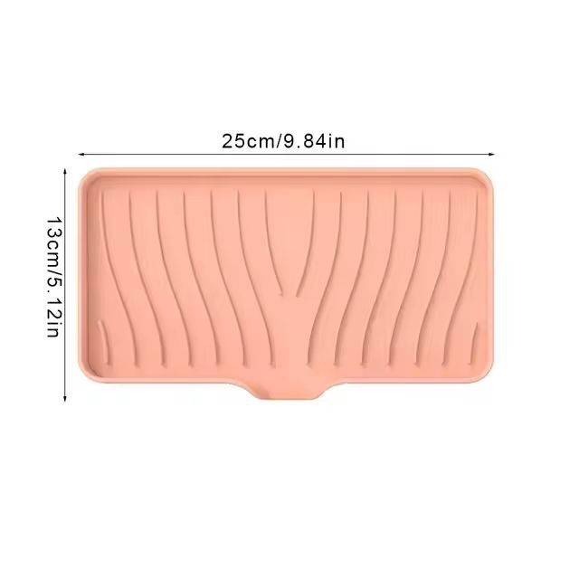 Silicone SelfDraining Soap Tray  Compact Soap  Sponge Holder For Bathroom  Kitchen 6