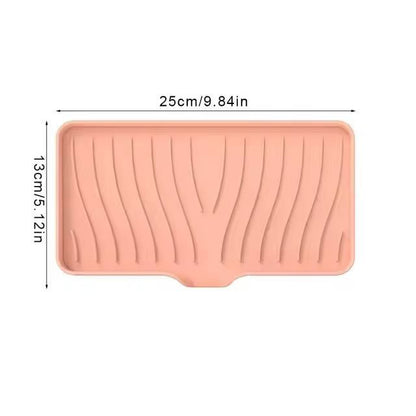 Silicone SelfDraining Soap Tray  Compact Soap  Sponge Holder For Bathroom  Kitchen 6