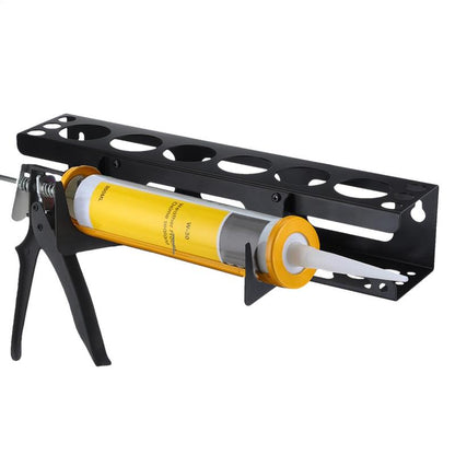 Wall Mounted Metal Tube Holder, Grease Tube Rack, Caulking Tool Organiser