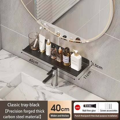Bathroom U Shaped Wall Mounted Over Sink Organizer Shelf 25