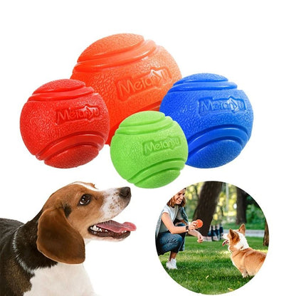 Durable Rubber Dog Toy Ball for Chewing and Play