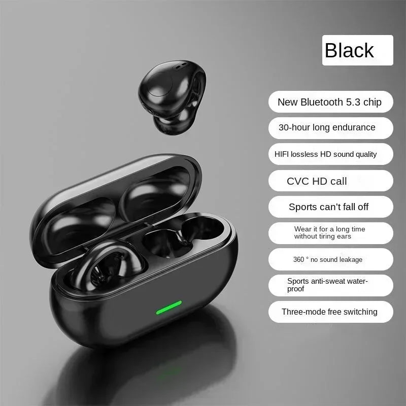 Wireless Bluetooth Bone Conduction Headphones Sports Earphones Sound Quality Waterproof TWS Headset 7