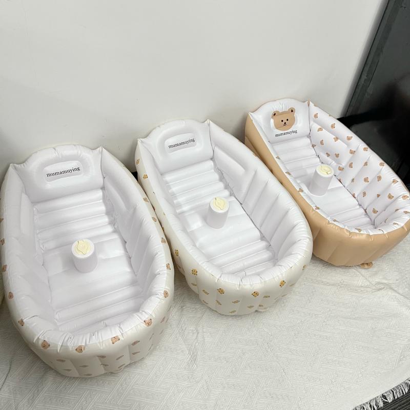 New Product Daisy Bathtub Baby Bathtub Childrens Inflatable Travel Bathtub 1