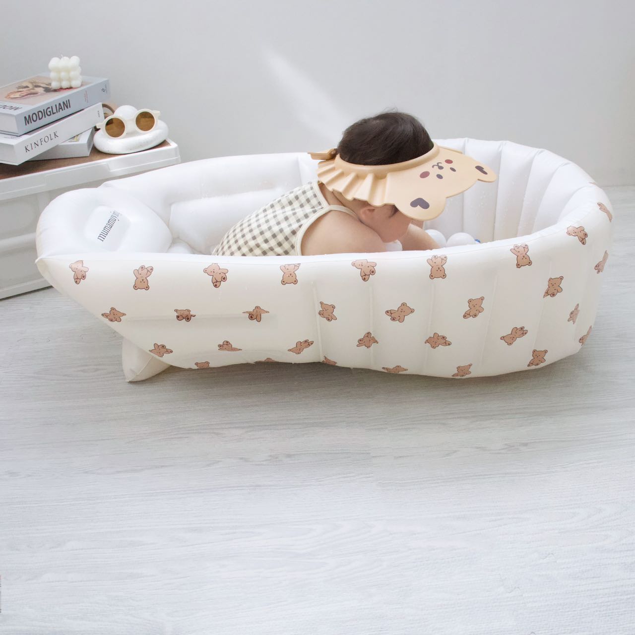 New Product Daisy Bathtub Baby Bathtub Childrens Inflatable Travel Bathtub 6