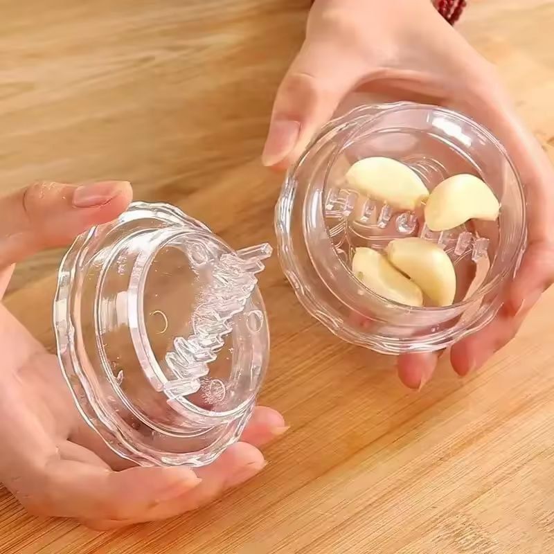 Manual Garlic Crusher & Chopper – Premium Kitchen Garlic Press (Easy Garlic Mincer)