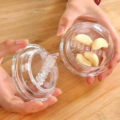 Manual Garlic Crusher & Chopper – Premium Kitchen Garlic Press (Easy Garlic Mincer)