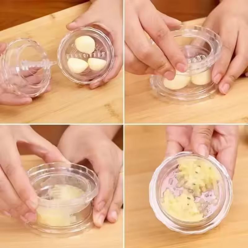 Manual Garlic Crusher  Chopper  Premium Kitchen Garlic Press Easy Garlic Mincer 2