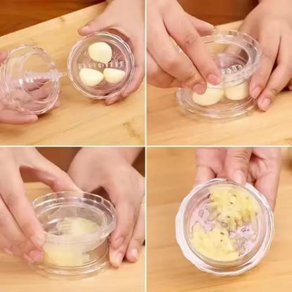 Manual Garlic Crusher  Chopper  Premium Kitchen Garlic Press Easy Garlic Mincer 2