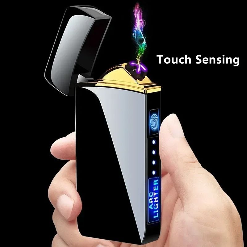 Windproof USB Rechargeable Double Arc Plasma Lighter 4