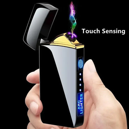 Windproof USB Rechargeable Double Arc Plasma Lighter 4