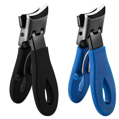Slanted Nail Clippers, Wide Jaw Opening, Curved Nail Cutter, Travel & Study Nail Trimmer