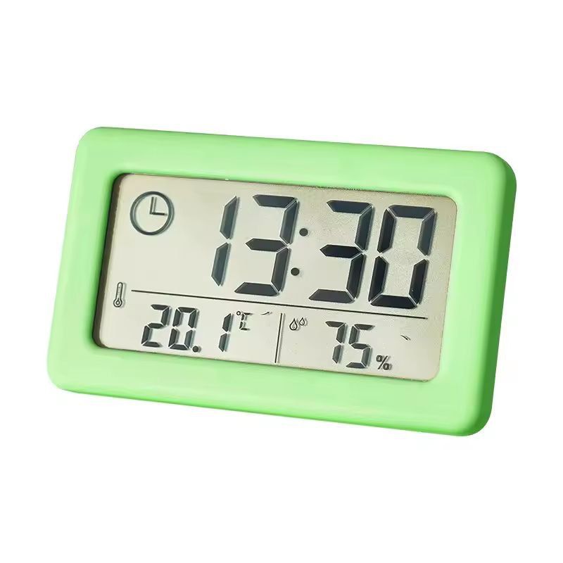 Desktop Mini Digital Clock  Portable Temperature  Humidity Monitor  Hygrometer Thermometer 7